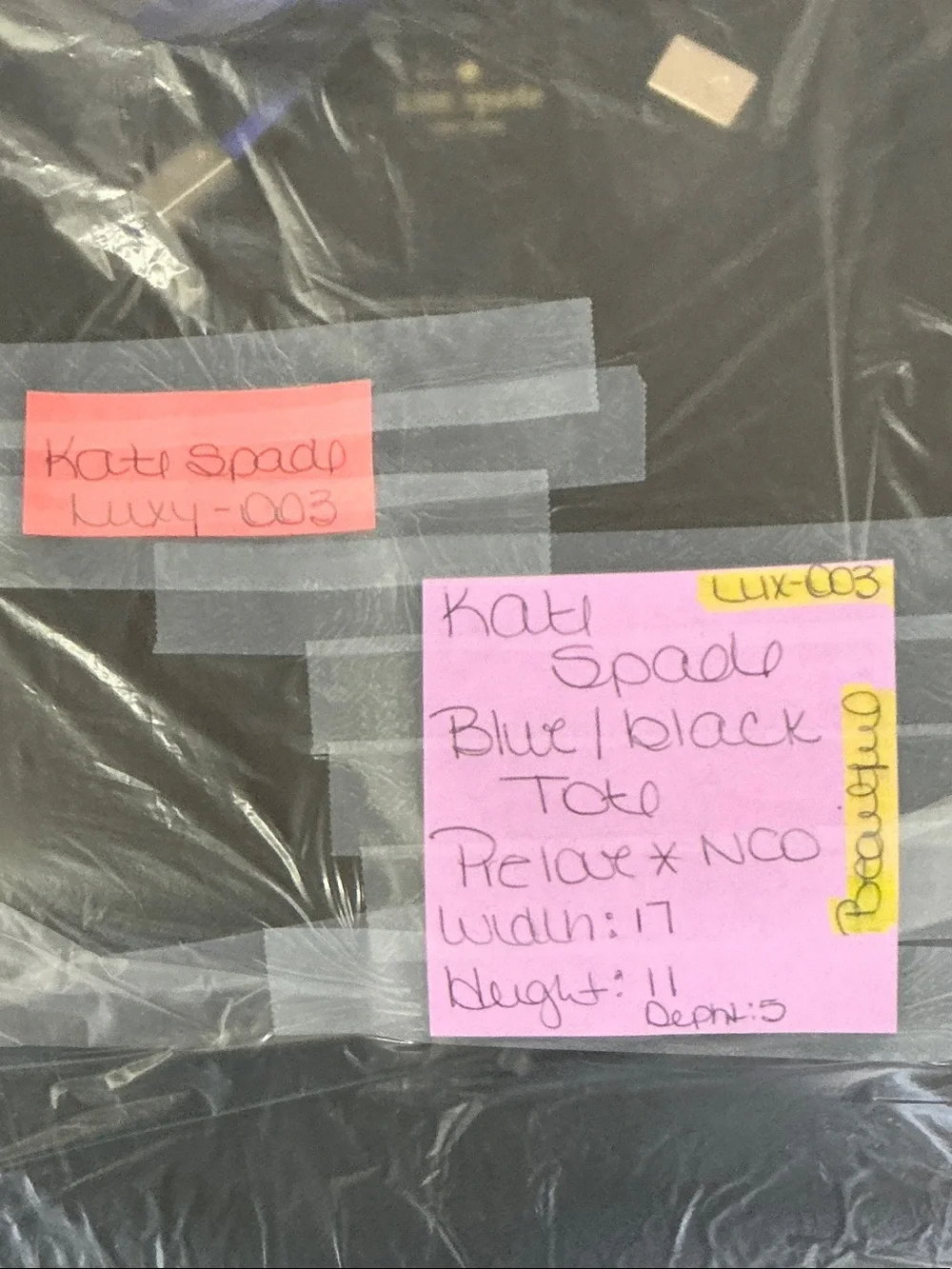 kate spade black crosshatch